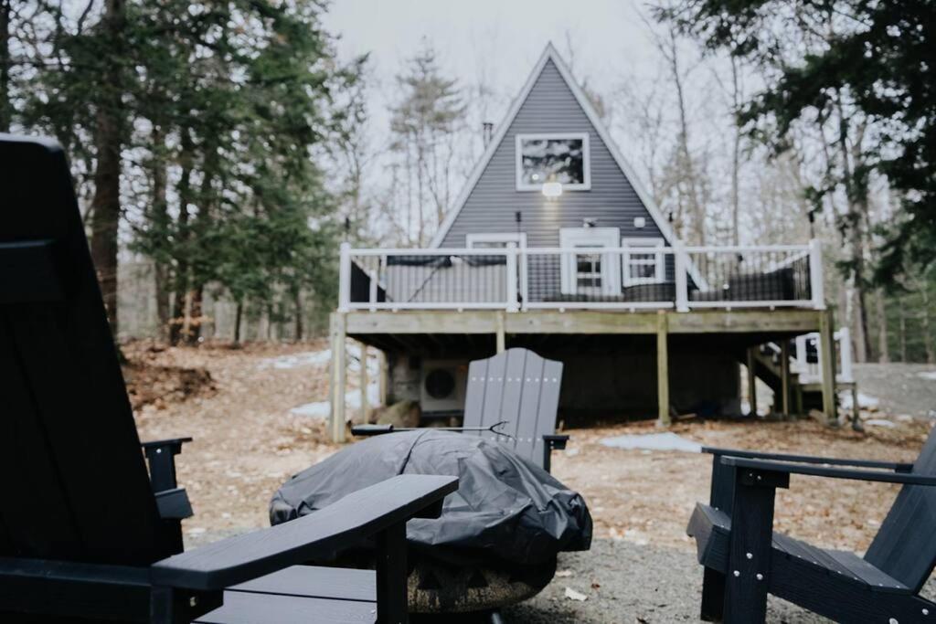Villa New! Cozy & Modern A-Frame In The Woods W/Hot Tub Tamworth Exterior foto